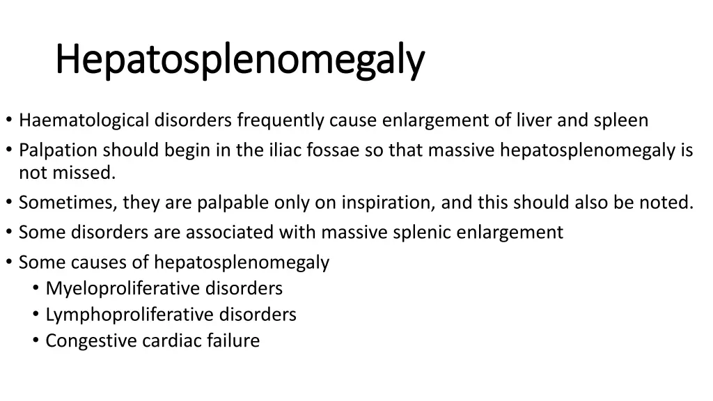 hepatosplenomegaly hepatosplenomegaly