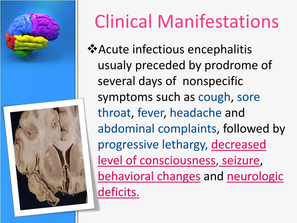 clinical manifestations 1