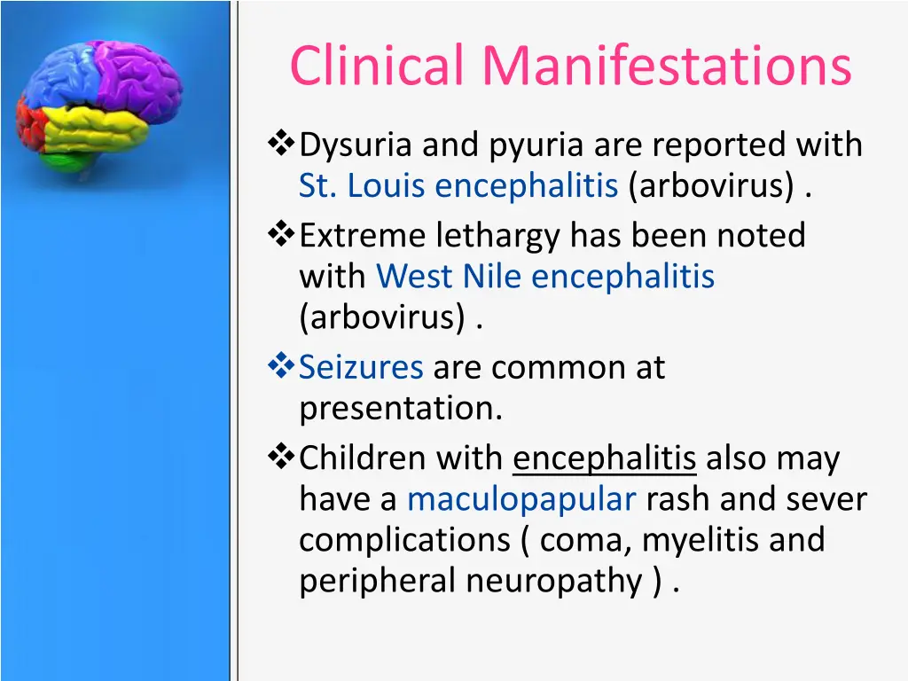 clinical manifestations 3