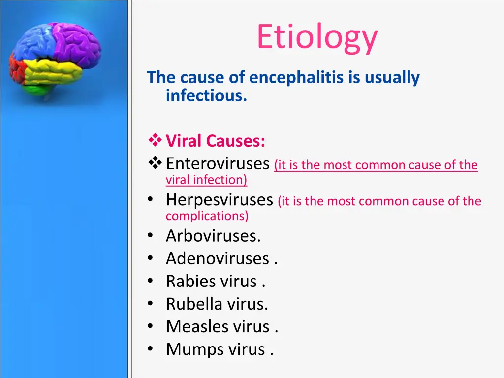 etiology