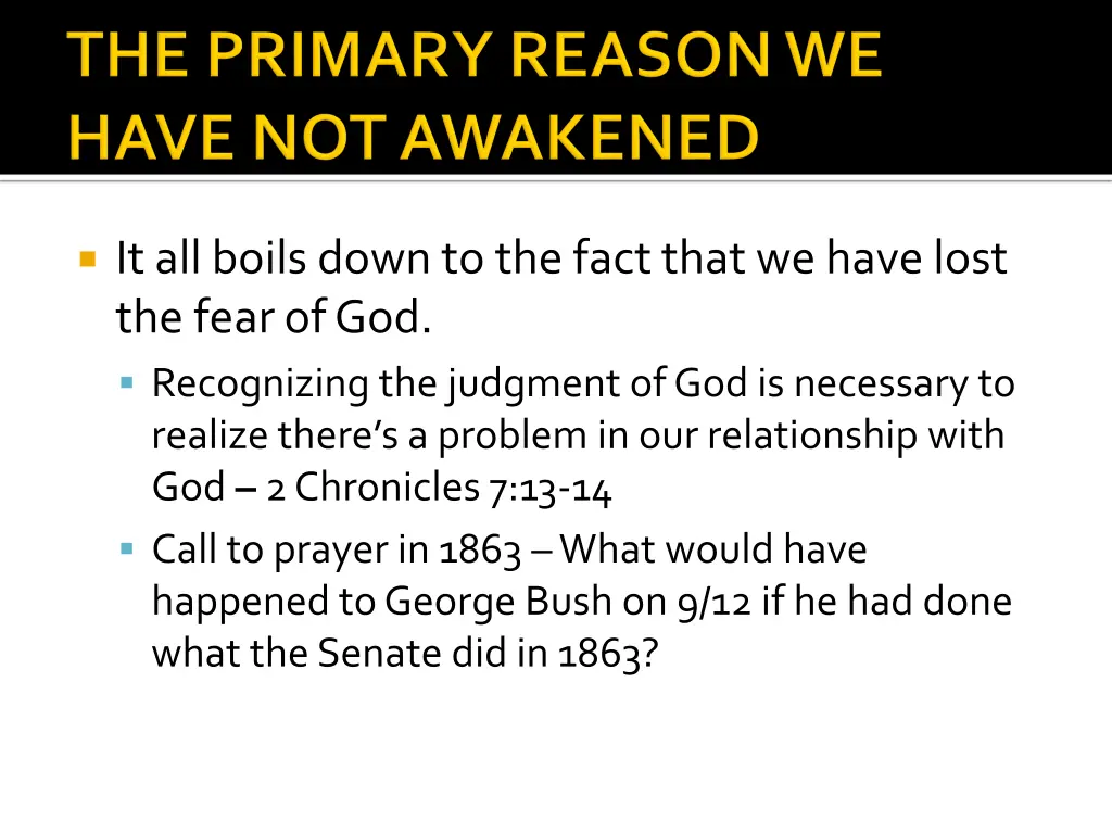 it all boils down to the fact that we have lost