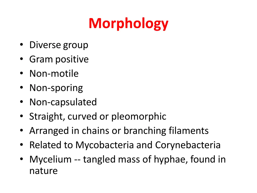 morphology