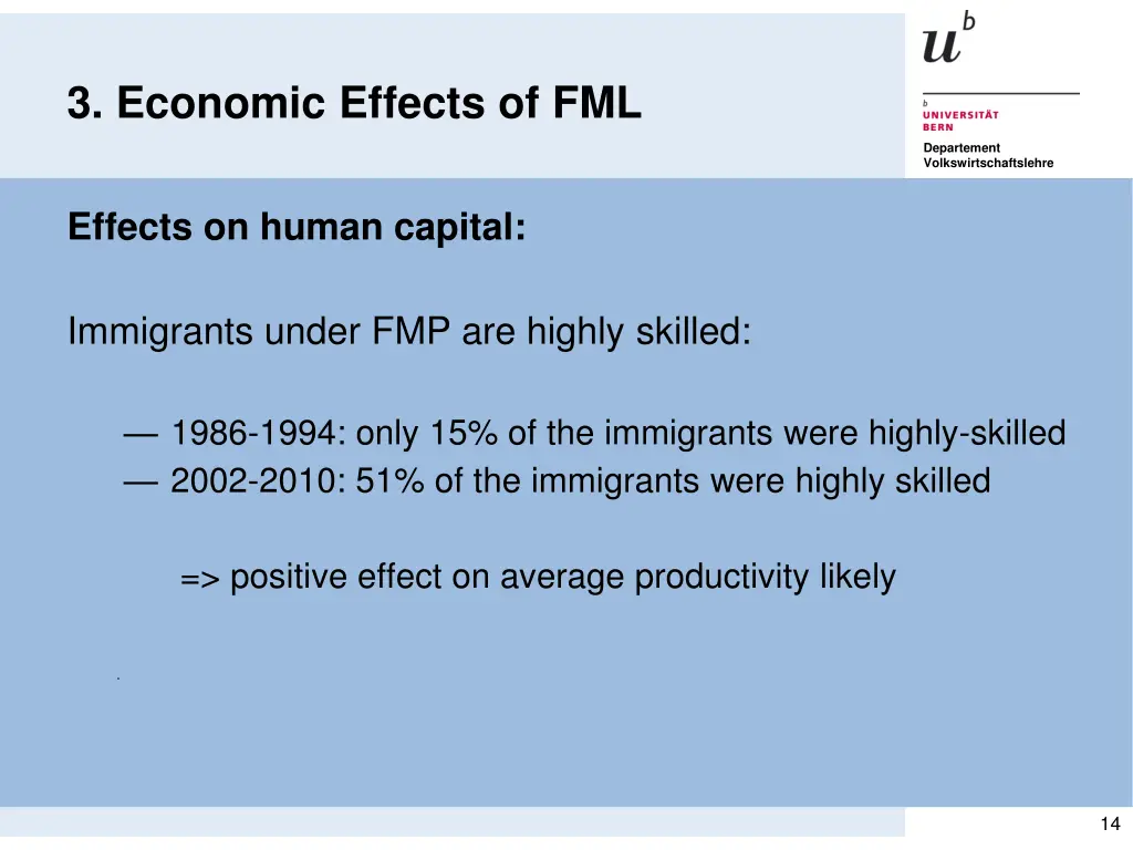 3 economic effects of fml 3