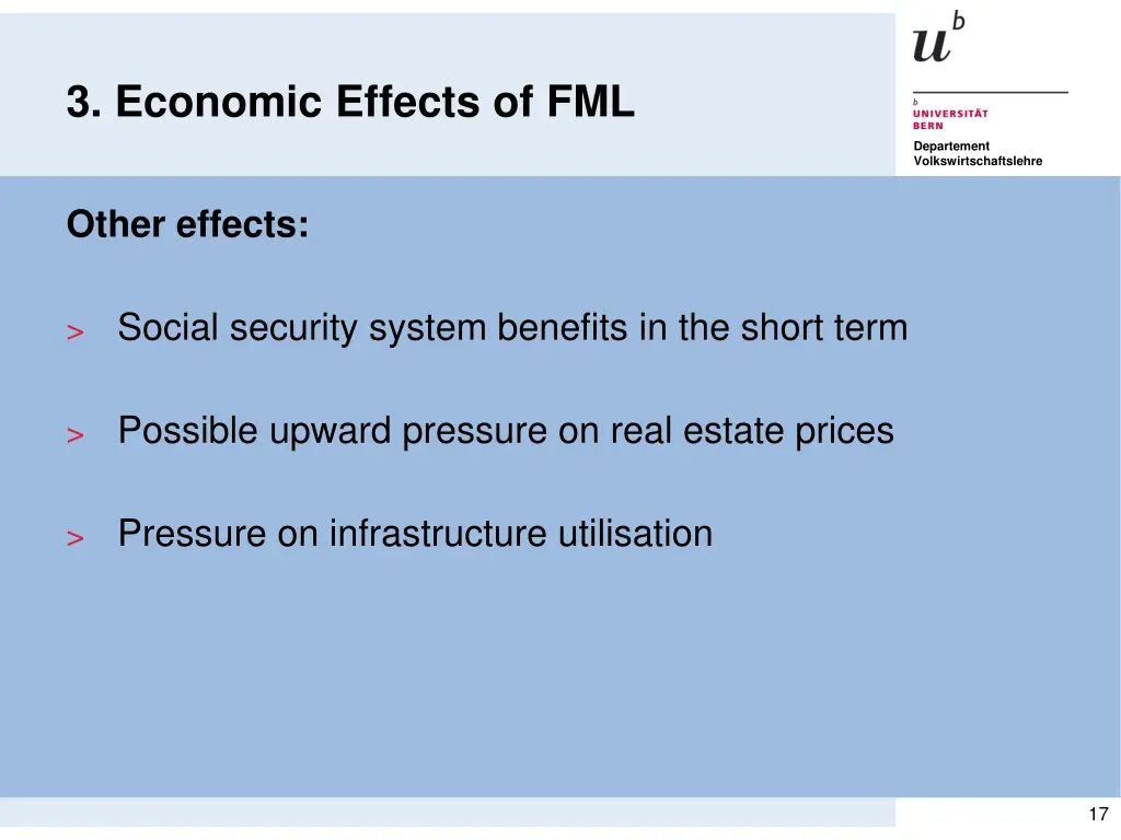 3 economic effects of fml 6