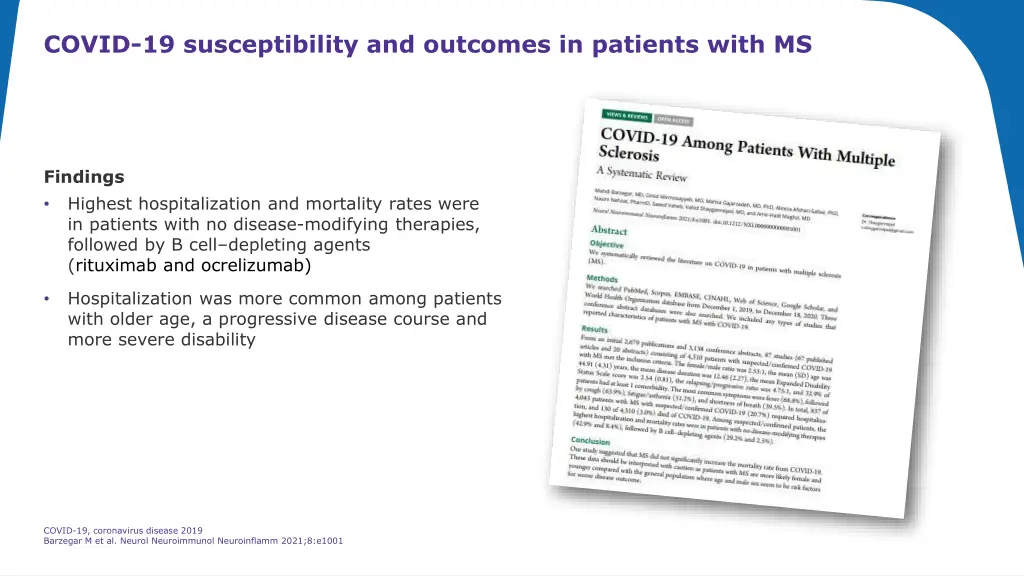 covid 19 susceptibility and outcomes in patients