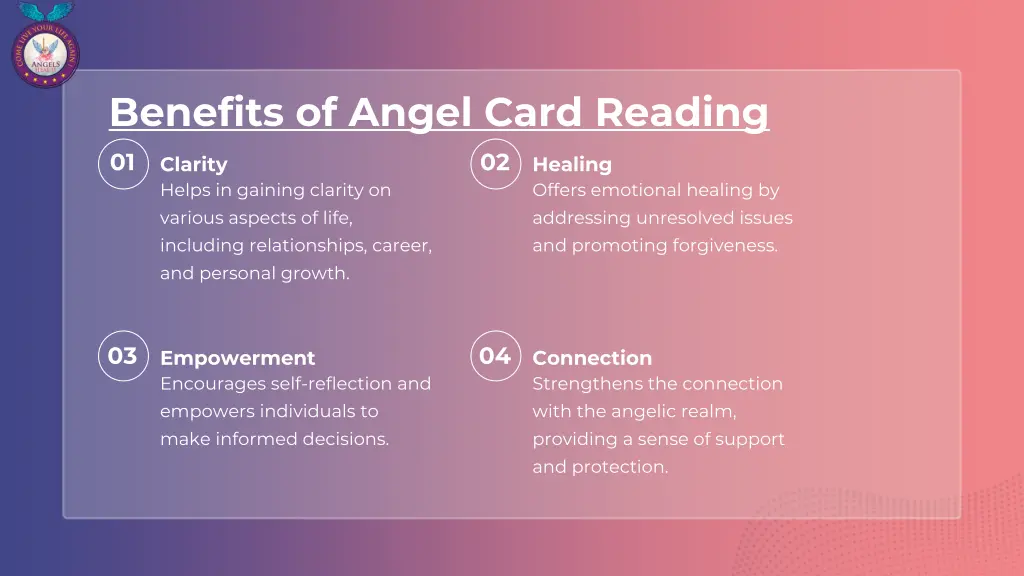 benefits of angel card reading