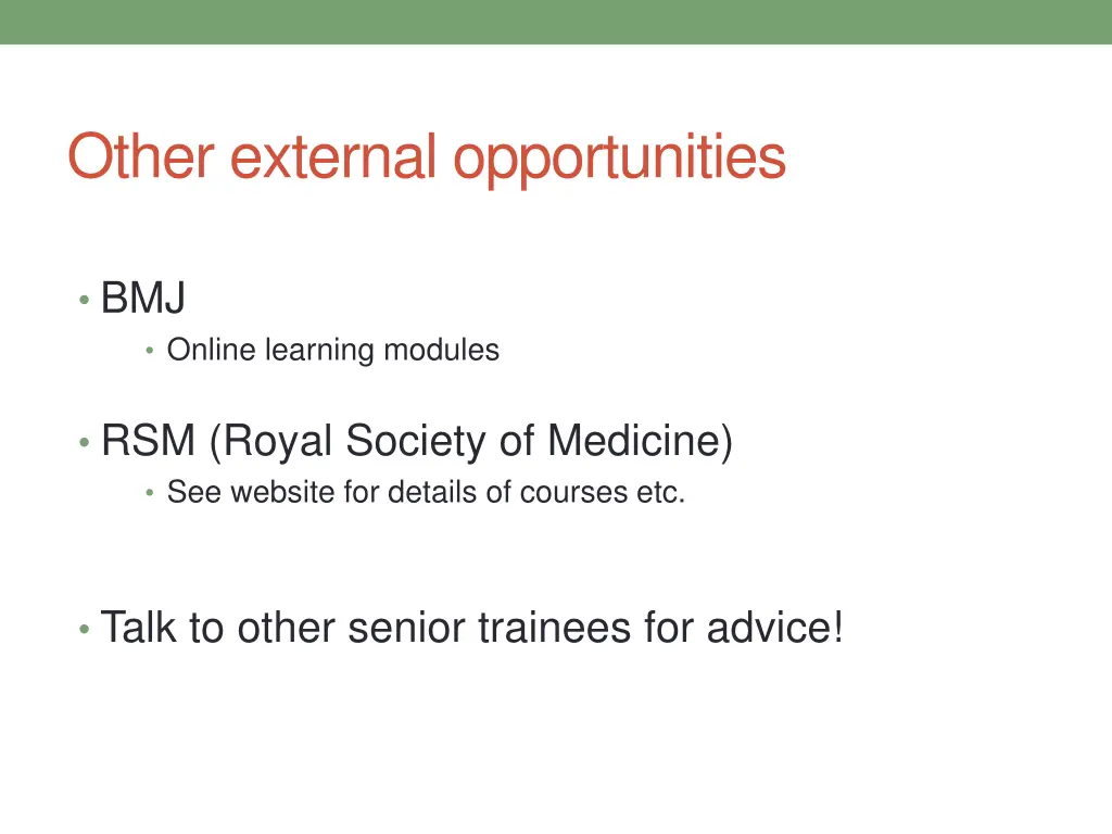 other external opportunities 1