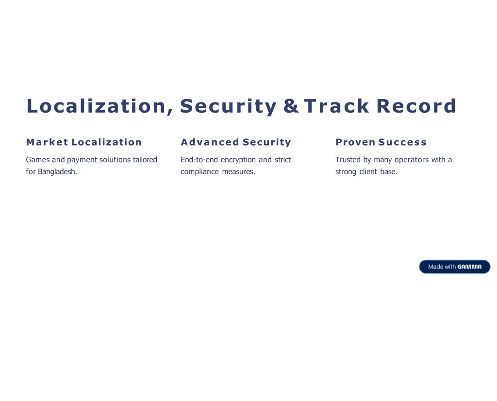 localization security track record