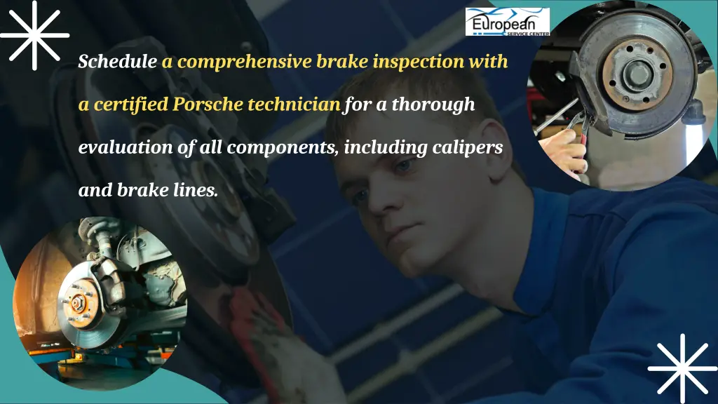 schedule a comprehensive brake inspection with