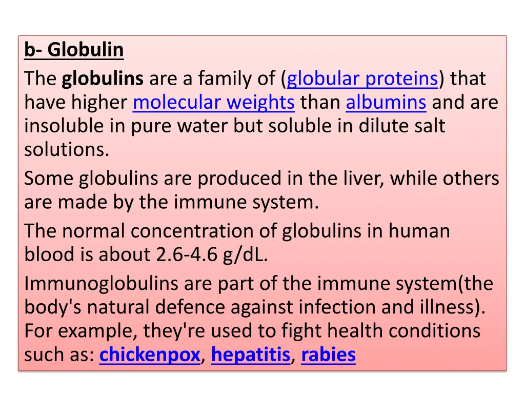 b globulin the globulins are a family of globular