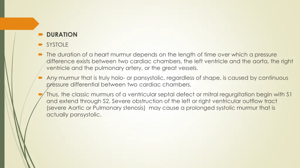 duration