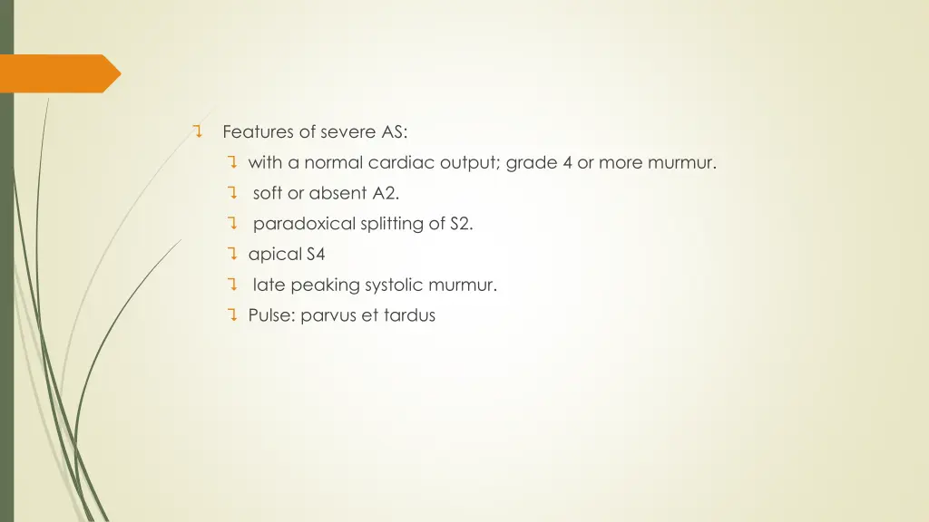 features of severe as