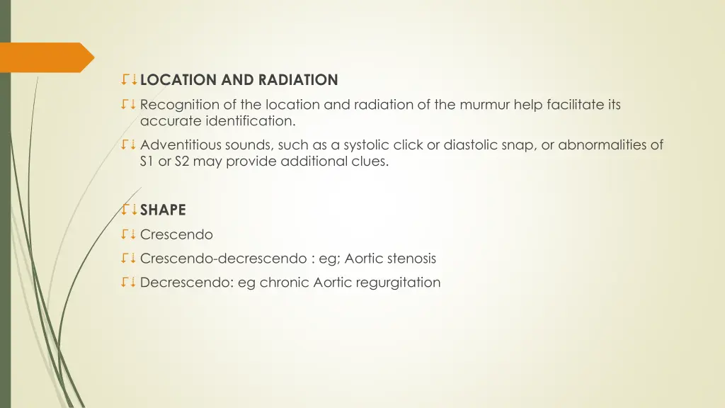 location and radiation