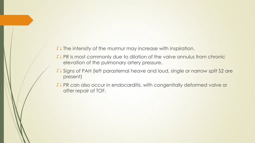 the intensity of the murmur may increase with