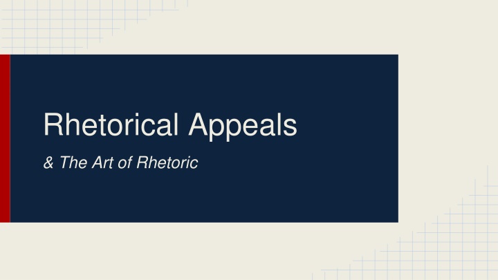 rhetorical appeals