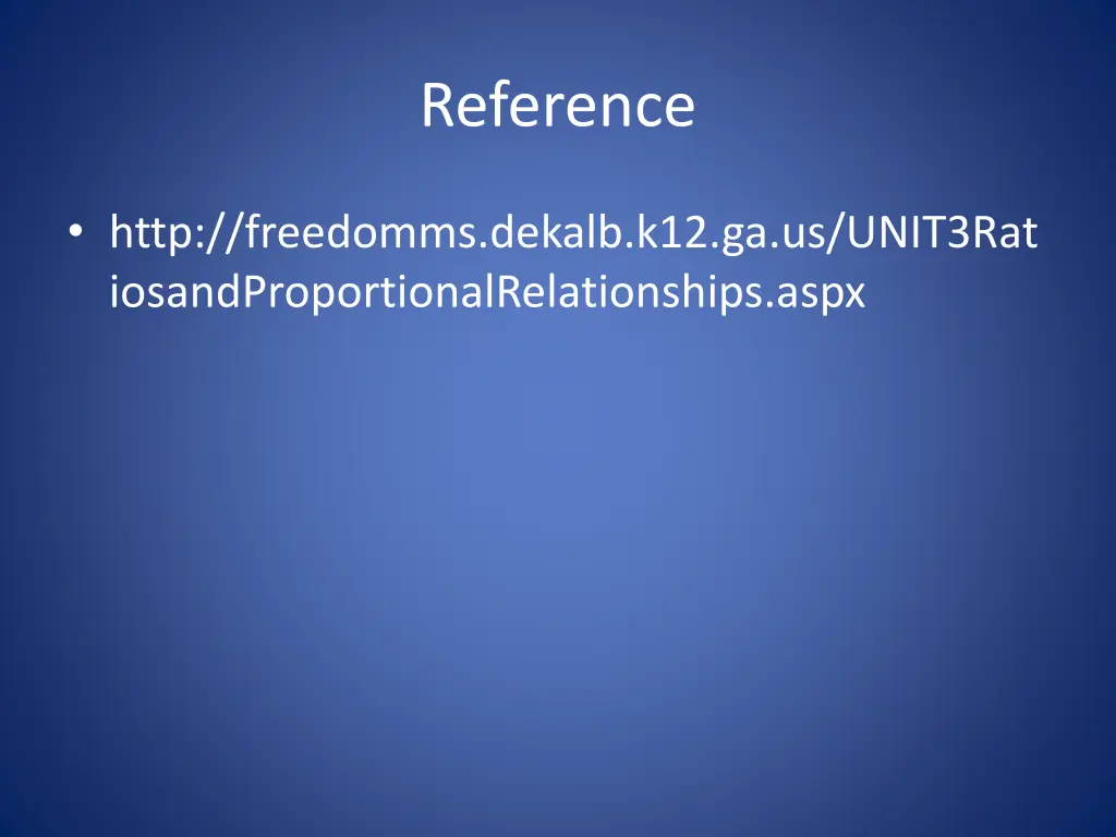 reference