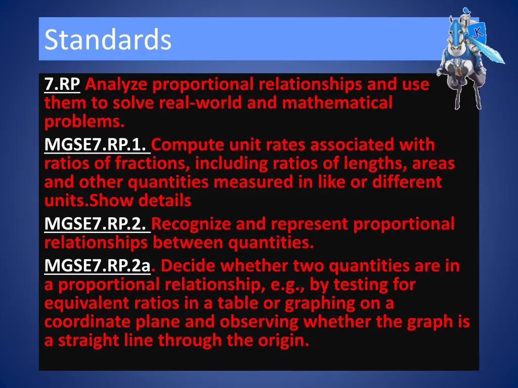 standards 1