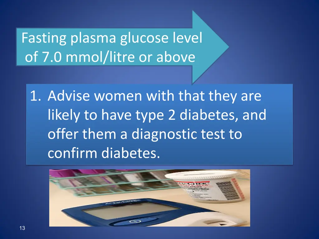 fasting plasma glucose level of 7 0 mmol litre