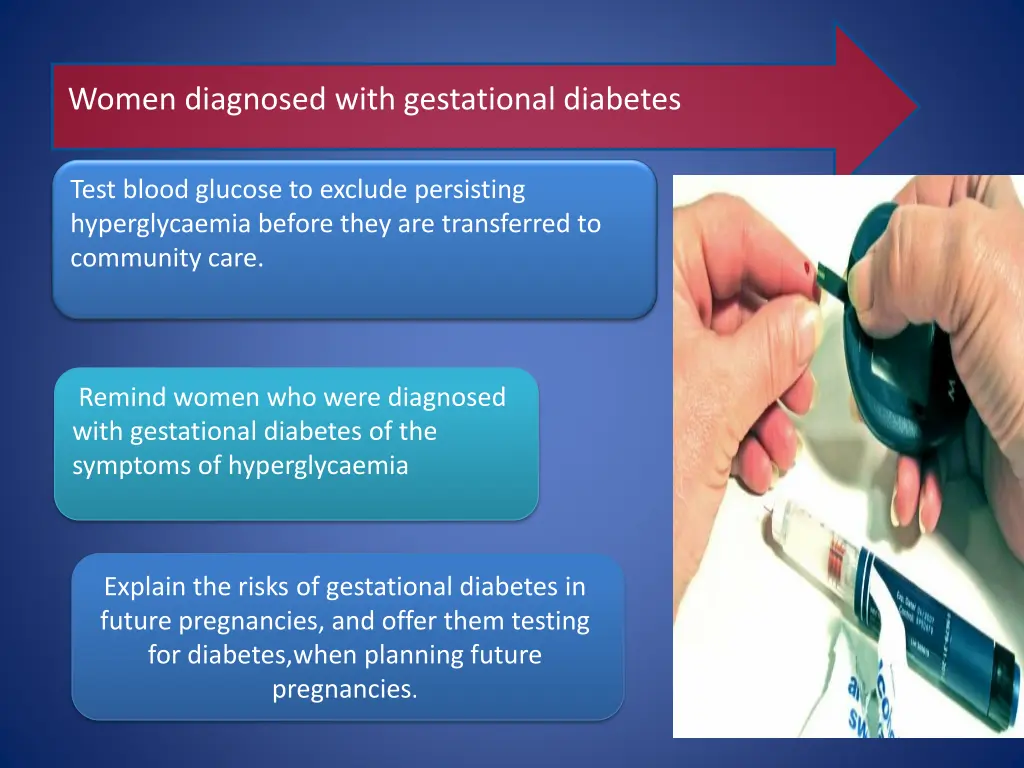 women diagnosed with gestational diabetes