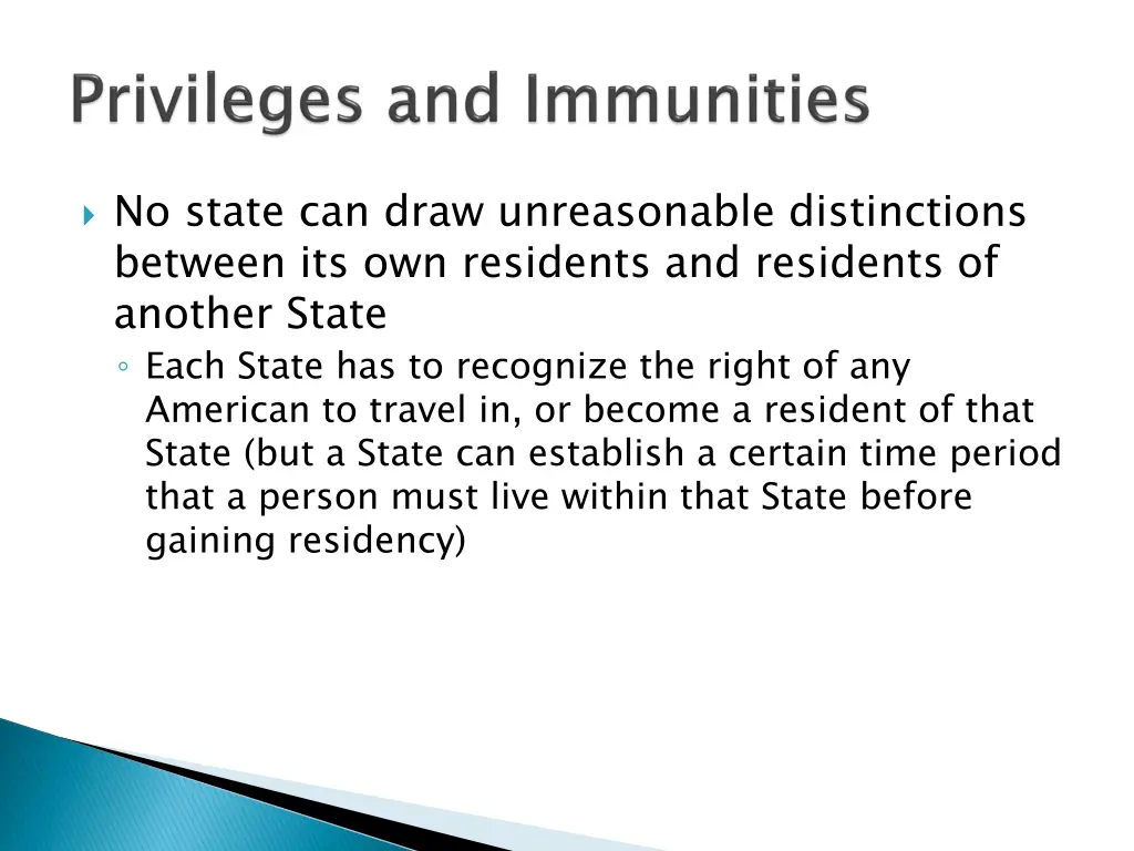 no state can draw unreasonable distinctions