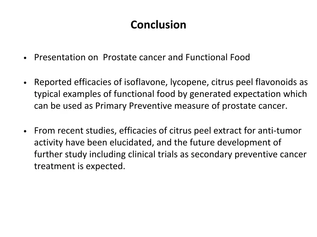 conclusion