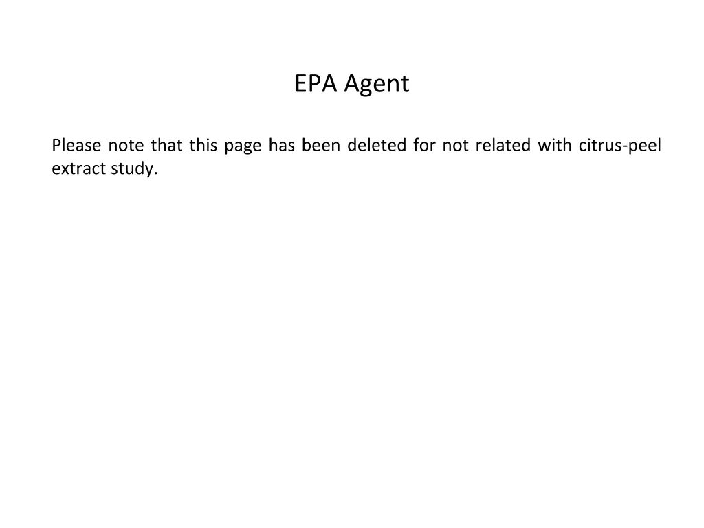 epa agent