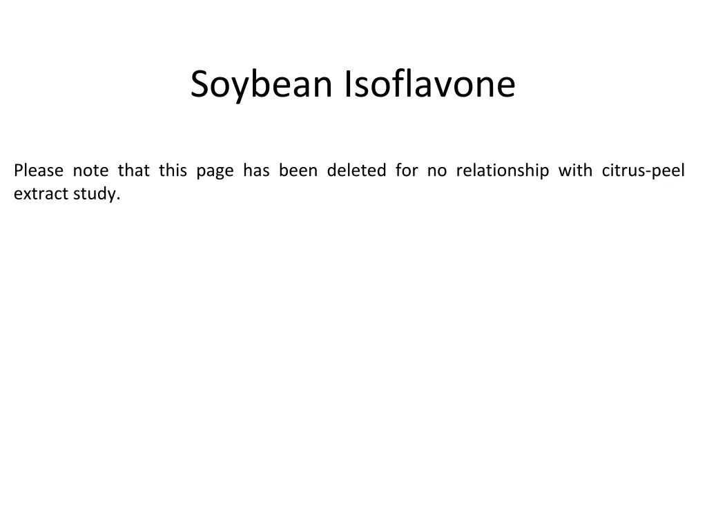 soybean isoflavone