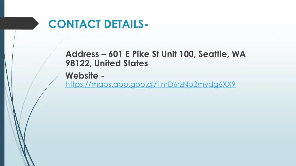 contact details
