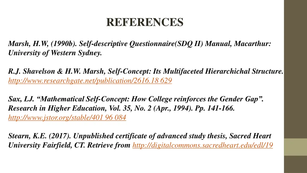 references 1