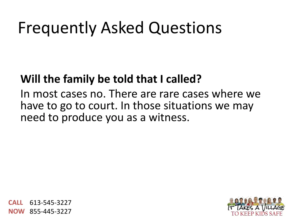 frequently asked questions 1