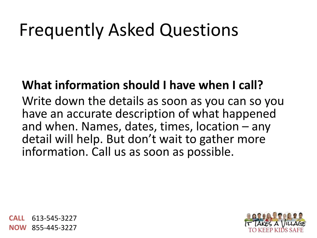 frequently asked questions 6