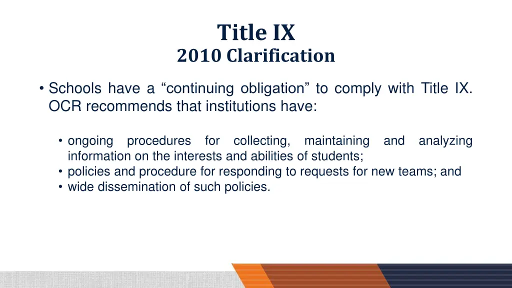 title ix 10