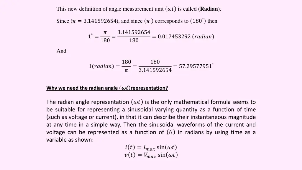 this new definition of angle measurement unit