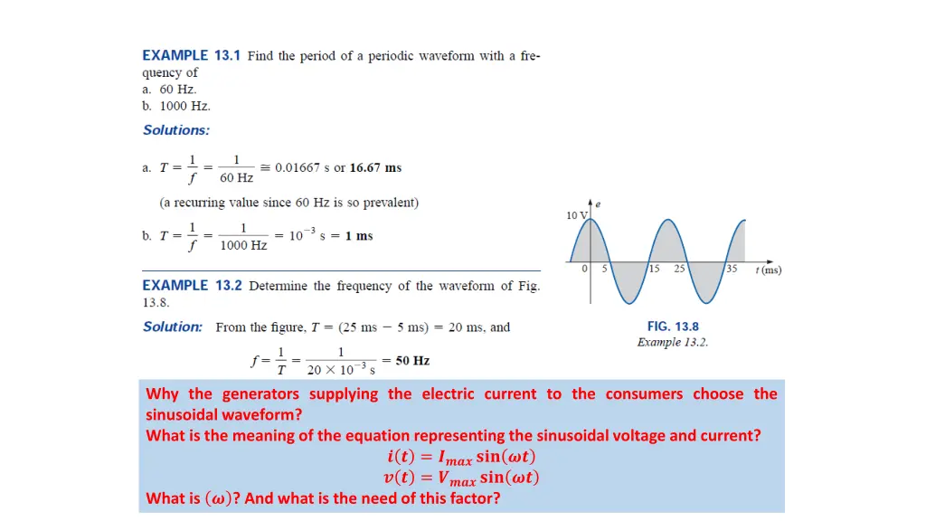 why the generators supplying the electric current