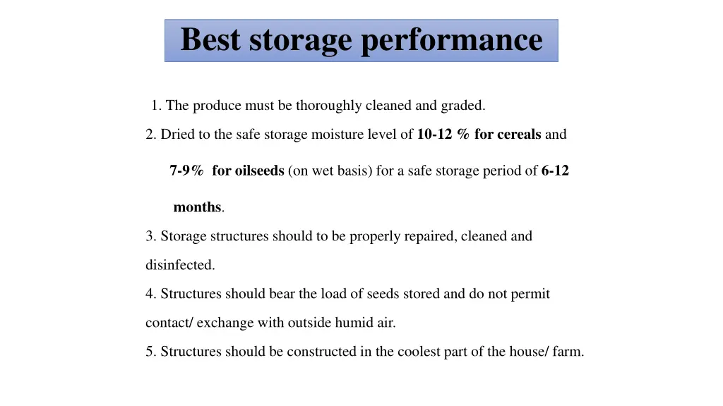best storage performance