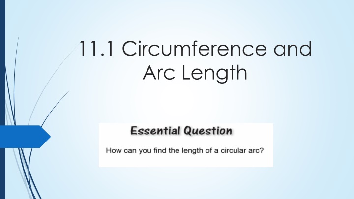 11 1 circumference and arc length