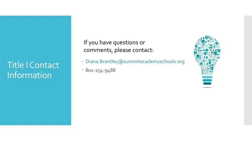 if you have questions or comments please contact