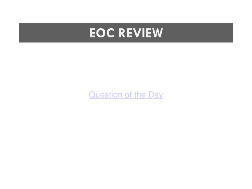 eoc review