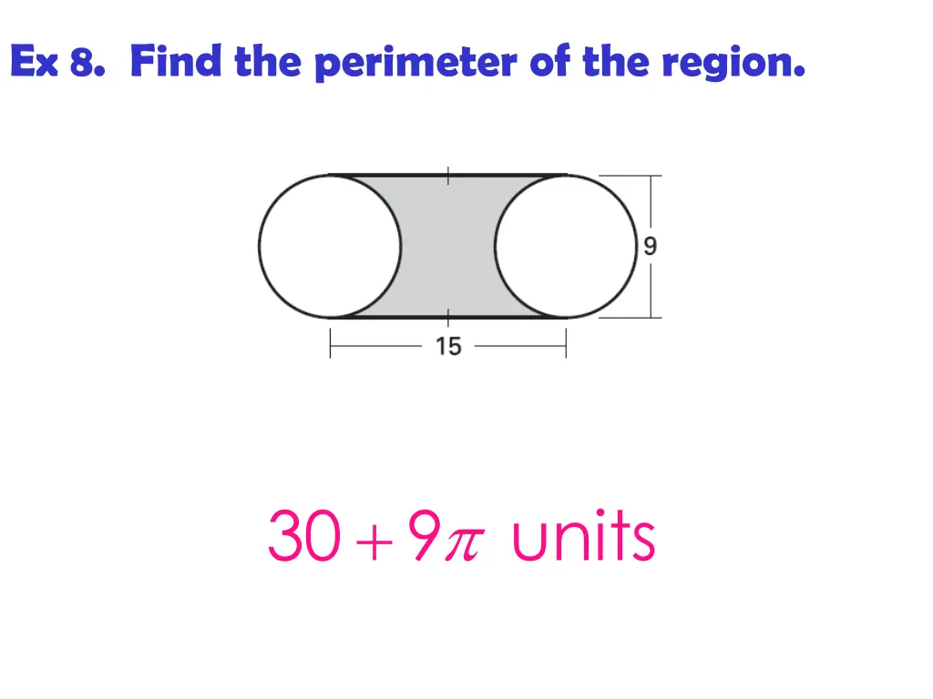 ex 8 find the perimeter of the region
