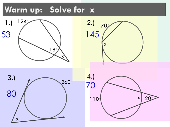 warm up solve for x 1 53