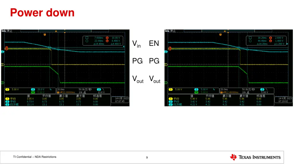 power down