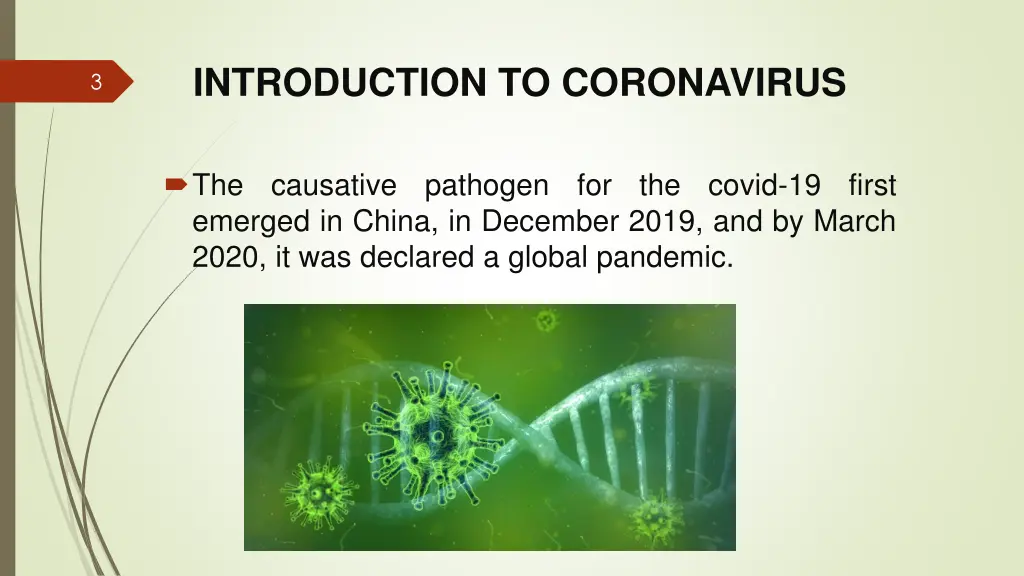 introduction to coronavirus