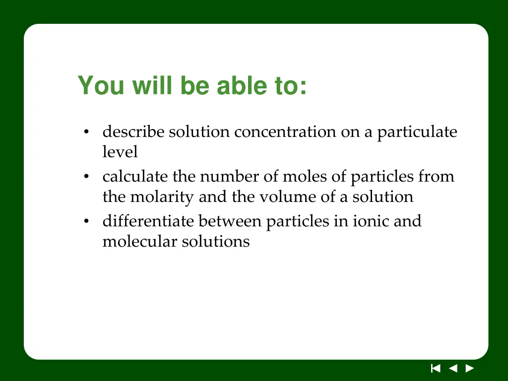 you will be able to