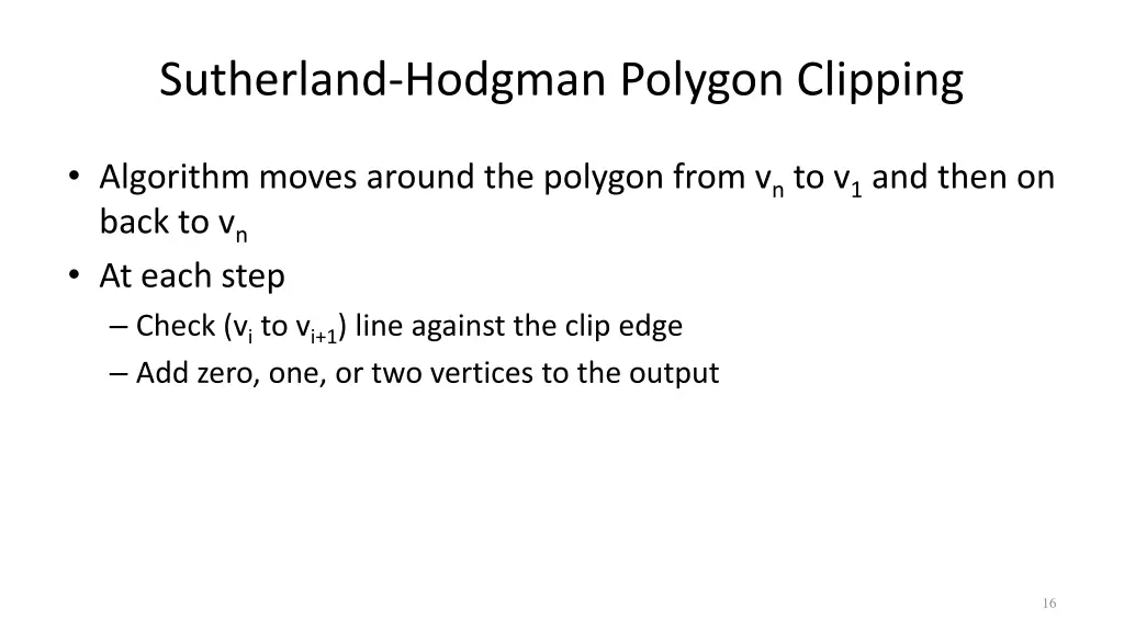 sutherland hodgman polygon clipping 1