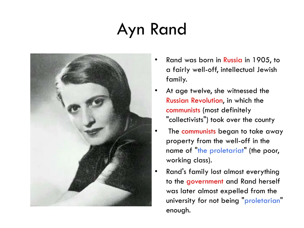 ayn rand 1