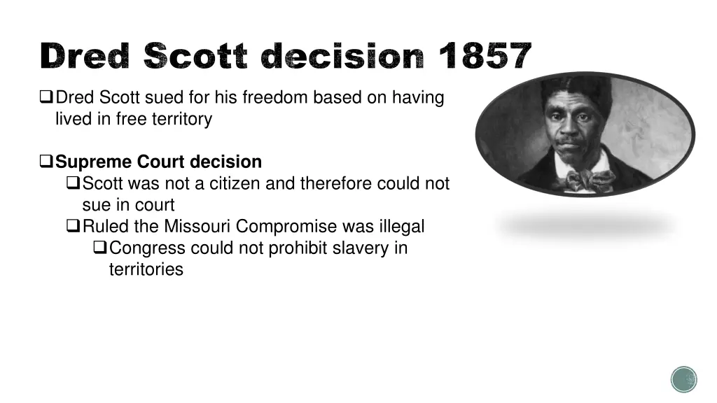dred scott decision 1857 dred scott sued
