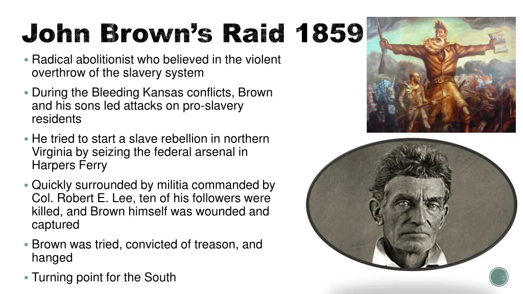 john brown s raid 1859 radical abolitionist