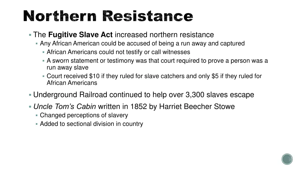 northern resistance