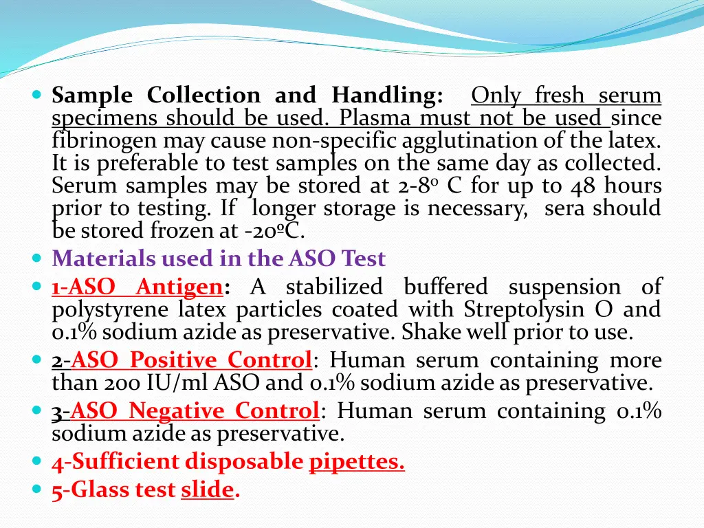 sample collection and handling specimens should