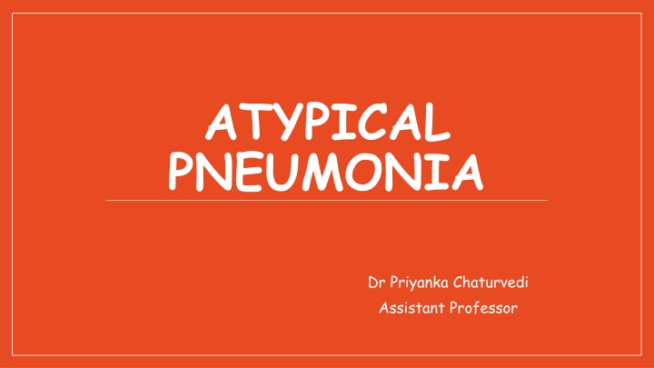 atypical pneumonia